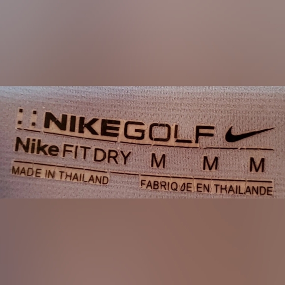 NIKE Golf  Nike Fit Dry  Size M - Picture 2 of 3